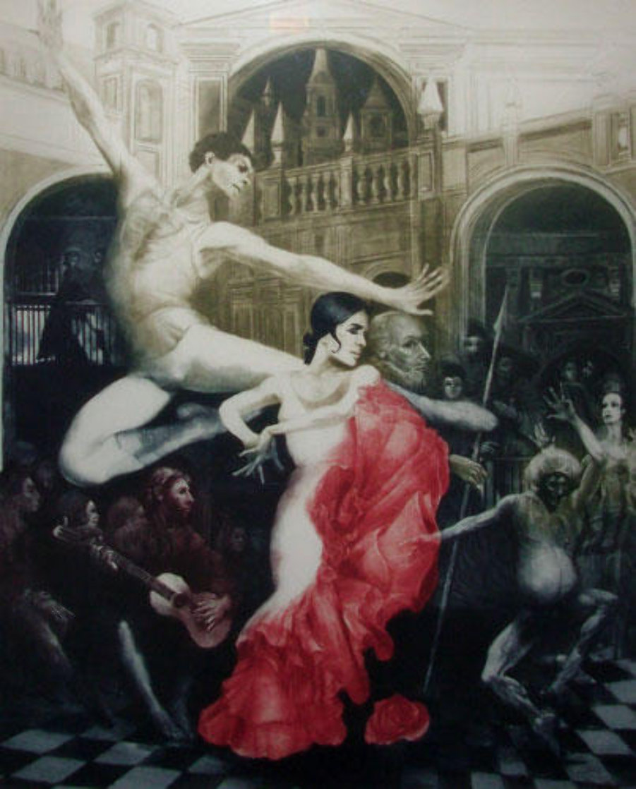 Don Quixote Limited Edition Print by G.H Rothe Don Quixote Limited Edition Print by G.H Rothe