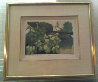 Grapes with Pastel 1998 8x12 - Unique Works on Paper (not prints) by G.H Rothe - 1