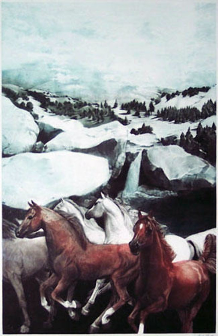 Manitou Deluxe Edition 1986 Limited Edition Print by G.H Rothe Manitou Deluxe Edition 1986 Limited Edition Print by G.H Rothe
