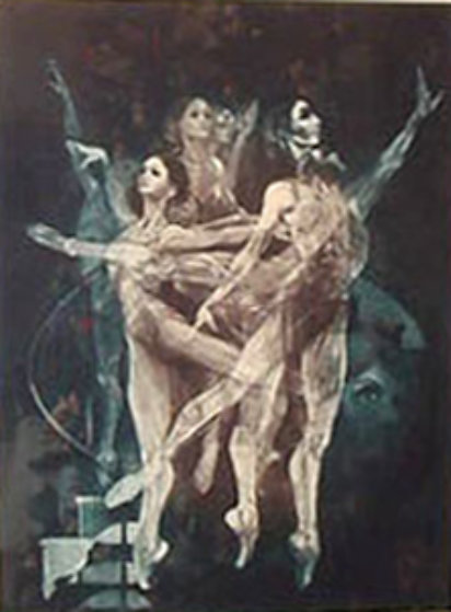 Dance on the Stairs 1988 Limited Edition Print by G.H Rothe Dance on the Stairs 1988 Limited Edition Print by G.H Rothe
