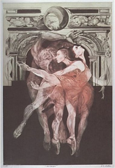 Arabesque 1973 Limited Edition Print by G.H Rothe Arabesque 1973 Limited Edition Print by G.H Rothe