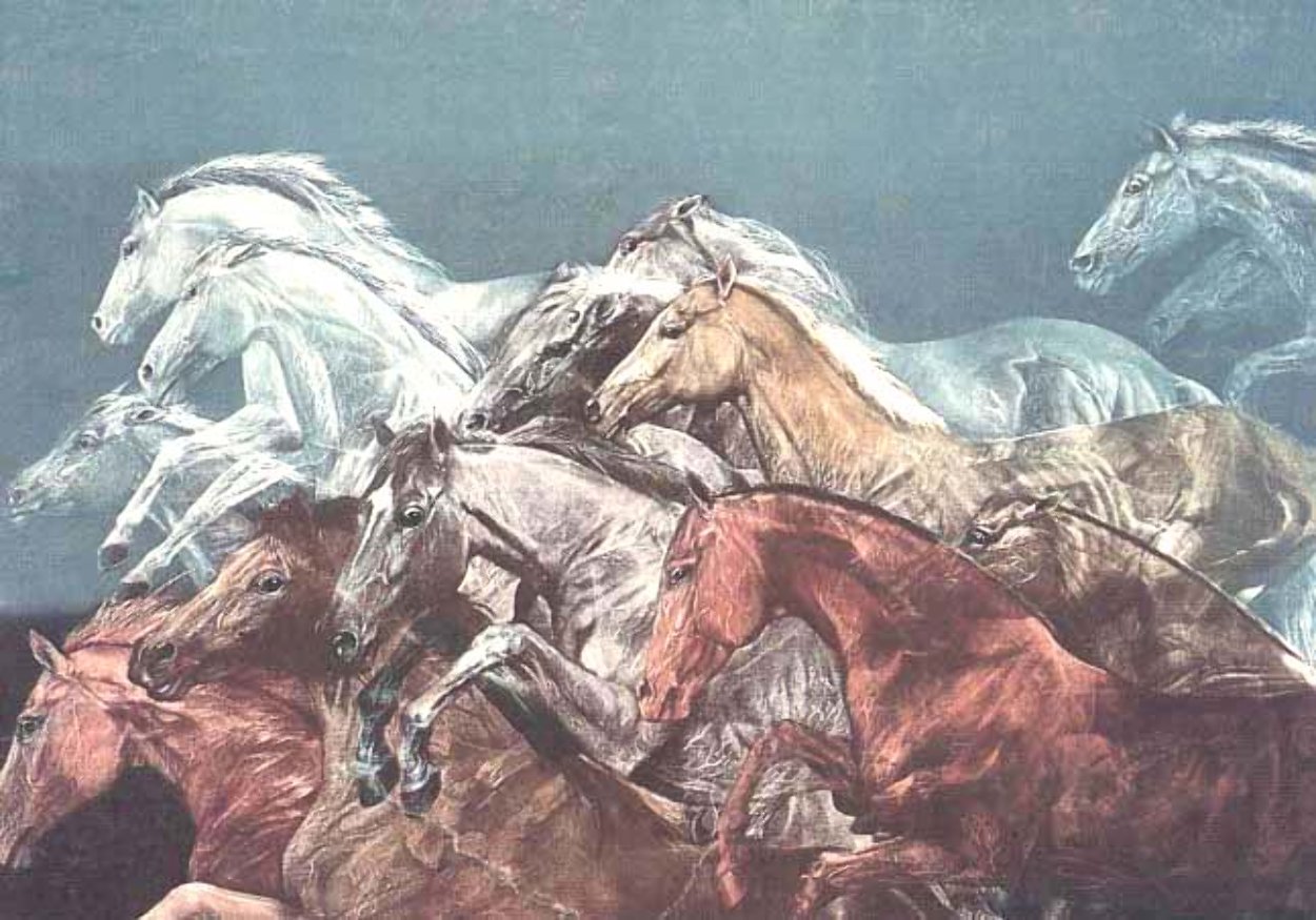 Chase 1981 Limited Edition Print by G.H Rothe Chase 1981 Limited Edition Print by G.H Rothe