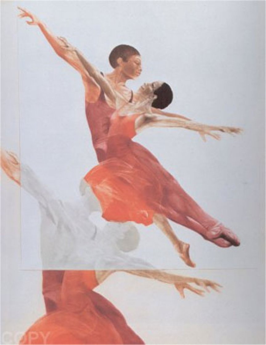 Ballet Picture II 1980 Limited Edition Print by G.H Rothe Ballet Picture II 1980 Limited Edition Print by G.H Rothe