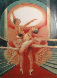 Kirov Impression Of Nureyev 1976 Limited Edition Print - G.H Rothe Kirov Impression Of Nureyev 1976 Limited Edition Print - G.H Rothe