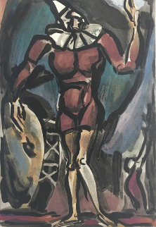 Clown Au Timbale 1938 Limited Edition Print - Georges Rouault Clown Au Timbale 1938 Limited Edition Print - Georges Rouault