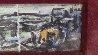 Le Port 1907 8x18 Glazed Ceramic Tile  4x14 in Original Painting by Georges Rouault - 2