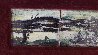 Le Port 1907 8x18 Glazed Ceramic Tile  4x14 in Original Painting by Georges Rouault - 4