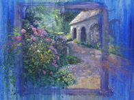 Spring Bouquet 41x41 Huge Original Painting by Leon Roulette - 1 Spring Bouquet 41x41 Huge Original Painting by Leon Roulette - 1