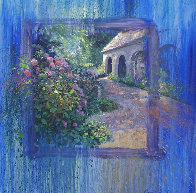 Spring Bouquet 41x41 Huge Original Painting by Leon Roulette - 0 Spring Bouquet 41x41 Huge Original Painting by Leon Roulette - 0