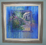 Spring Bouquet 41x41 Huge Original Painting by Leon Roulette - 2 Spring Bouquet 41x41 Huge Original Painting by Leon Roulette - 2