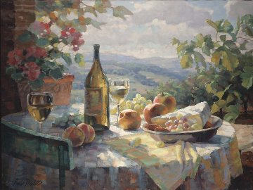 Chardonnay 2010 Embellished Limited Edition Print - Leon Roulette Chardonnay 2010 Embellished Limited Edition Print - Leon Roulette