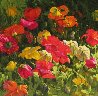 Iceland Poppies 2010 Embellished Limited Edition Print by Leon Roulette - 1