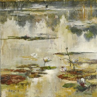 l'Oeil Du Printemps (The Eye of Spring) 2008 32x32 Original Painting - Eric Roux-Fontaine l'Oeil Du Printemps (The Eye of Spring) 2008 32x32 Original Painting - Eric Roux-Fontaine