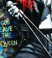 Queen 30x24 Freddy Original Painting by Nastya Rovenskaya - 2 Queen 30x24 Freddy Original Painting by Nastya Rovenskaya - 2