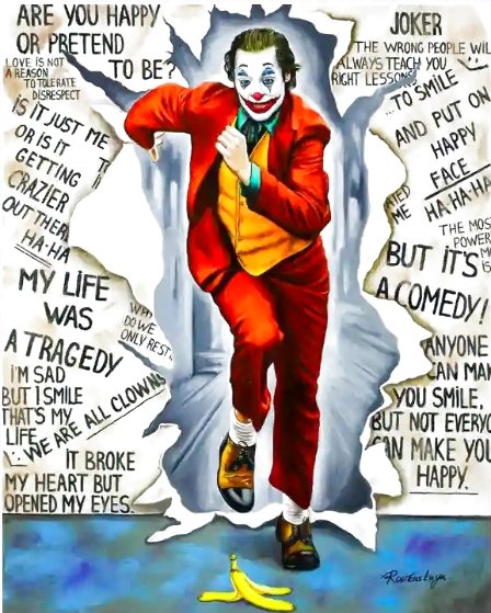 Joker 30x24 by Nastya Rovenskaya - For Sale on Art Brokerage