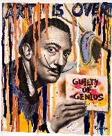Guilty of Genius 20x16 - Salvador Dali Original Painting by Nastya Rovenskaya - 1