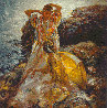 Cala en Mallorca on Clay Panel 1999 Limited Edition Print by  Royo - 0