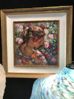 El Rosal 36x36 Huge Original Painting by Royo - 2 El Rosal 36x36 Huge Original Painting by Royo - 2