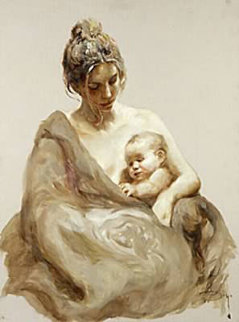Caricia on Clay Panel 2004 Limited Edition Print -  Royo