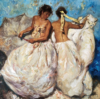 Verano on Clay Panel 2000 Limited Edition Print - Royo Verano on Clay Panel 2000 Limited Edition Print - Royo