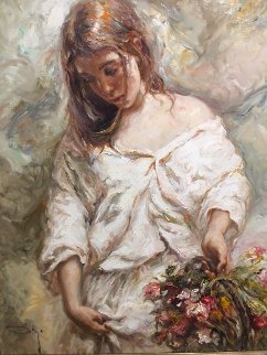 Sola 2001 59x42 Super Huge Original Painting - Royo Sola 2001 59x42 Super Huge Original Painting - Royo