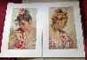 Shawl Suite of 2 Serigraphs  1997 Panel Limited Edition Print by  Royo - 2