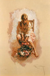 Golden Collection, incomplete suite of 3 on Clay Panel 1997 Limited Edition Print -  Royo
