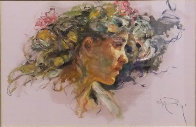 Extasis From the Sagittas Museum Collection 32x25 Original Painting by Royo - 0 Extasis From the Sagittas Museum Collection 32x25 Original Painting by Royo - 0