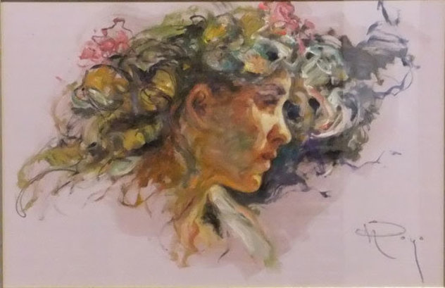 Extasis From the Sagittas Museum Collection 32x25 Original Painting by  Royo
