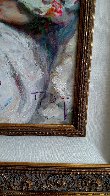 Entre Rosas Y Azaleas 2004 43x38 Super Huge Original Painting by Royo - 3 Entre Rosas Y Azaleas 2004 43x38 Super Huge Original Painting by Royo - 3