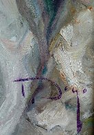 Entre Rosas Y Azaleas 2004 43x38 Super Huge Original Painting by Royo - 4 Entre Rosas Y Azaleas 2004 43x38 Super Huge Original Painting by Royo - 4