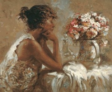 Pensativa PP 2000 Limited Edition Print - Royo Pensativa PP 2000 Limited Edition Print - Royo