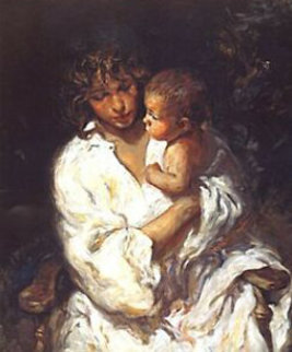 Maternidad PP Panel Limited Edition Print - Royo Maternidad PP Panel Limited Edition Print - Royo