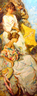 Junto Al Mar 1998 47x19 Super Huge Limited Edition Print - Royo Junto Al Mar 1998 47x19 Super Huge Limited Edition Print - Royo