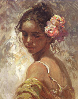La Perla on Clay Panel 2000 Limited Edition Print - Royo La Perla on Clay Panel 2000 Limited Edition Print - Royo