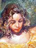 La Lectura 43x51  Huge Original Painting by  Royo - 3