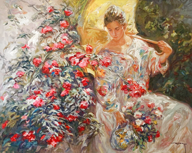 Spring, Serigraph on Canvas 2001 Limited Edition Print by  Royo