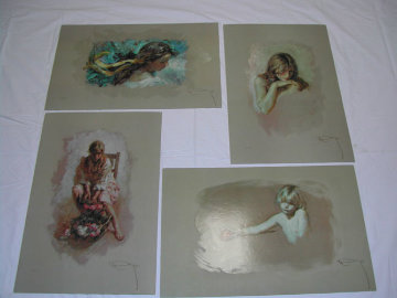 Golden Collection Suite of 4 1997 Limited Edition Print -  Royo