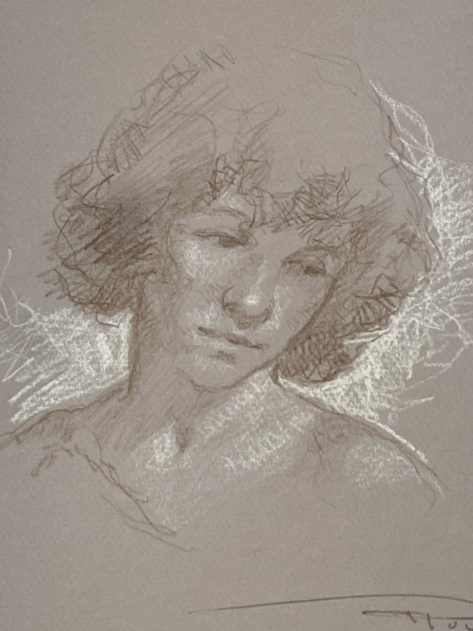 Utopia Pastel Drawing by Royo - For Sale on Art Brokerage
