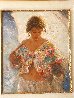 Con La Sombrilla Blanca 1999 From Christopher Clarke Gallery To Mr and Mrs Iiacobucci Original Painting by  Royo - 3