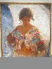 Con La Sombrilla Blanca 1999 From Christopher Clarke Gallery To Mr and Mrs Iiacobucci Original Painting by  Royo - 2