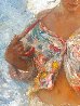 Con La Sombrilla Blanca 1999 From Christopher Clarke Gallery To Mr and Mrs Iiacobucci Original Painting by  Royo - 4