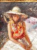 Verano Painting 62x33 - Huge Original Painting by  Royo - 5