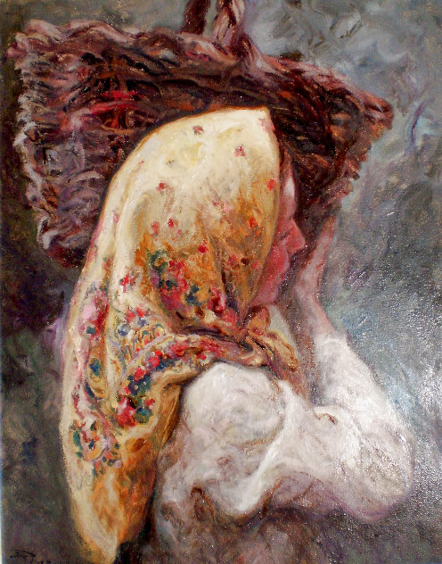 Margarita 1984 34x30 Original Painting by  Royo