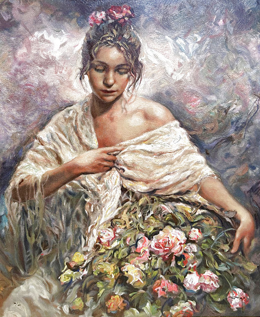 El Manton Dorado - Huge - Panel Limited Edition Print by  Royo