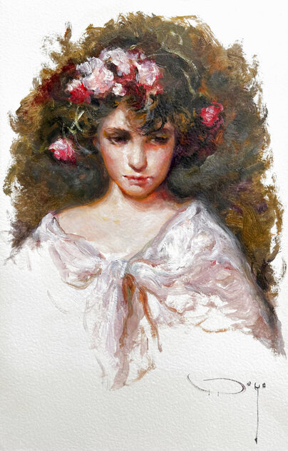 Sagittas Portfolio #93 2001 29x25 Framed Oil Painting by  Royo