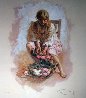 El Lazo Amarillo Suite of 4, Golden Edition Limited Edition Print by Royo - 2 El Lazo Amarillo Suite of 4, Golden Edition Limited Edition Print by Royo - 2