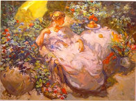 Sentada En El Jardin 1996 Limited Edition Print by Royo - 0 Sentada En El Jardin 1996 Limited Edition Print by Royo - 0