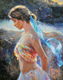 Instante De Luz 2005 Embellished Limited Edition Print - Royo Instante De Luz 2005 Embellished Limited Edition Print - Royo