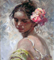 Adolescencia, Estudio, La Perla on clay panel Set of 3 Limited Edition Print by Royo - 1 Adolescencia, Estudio, La Perla on clay panel Set of 3 Limited Edition Print by Royo - 1